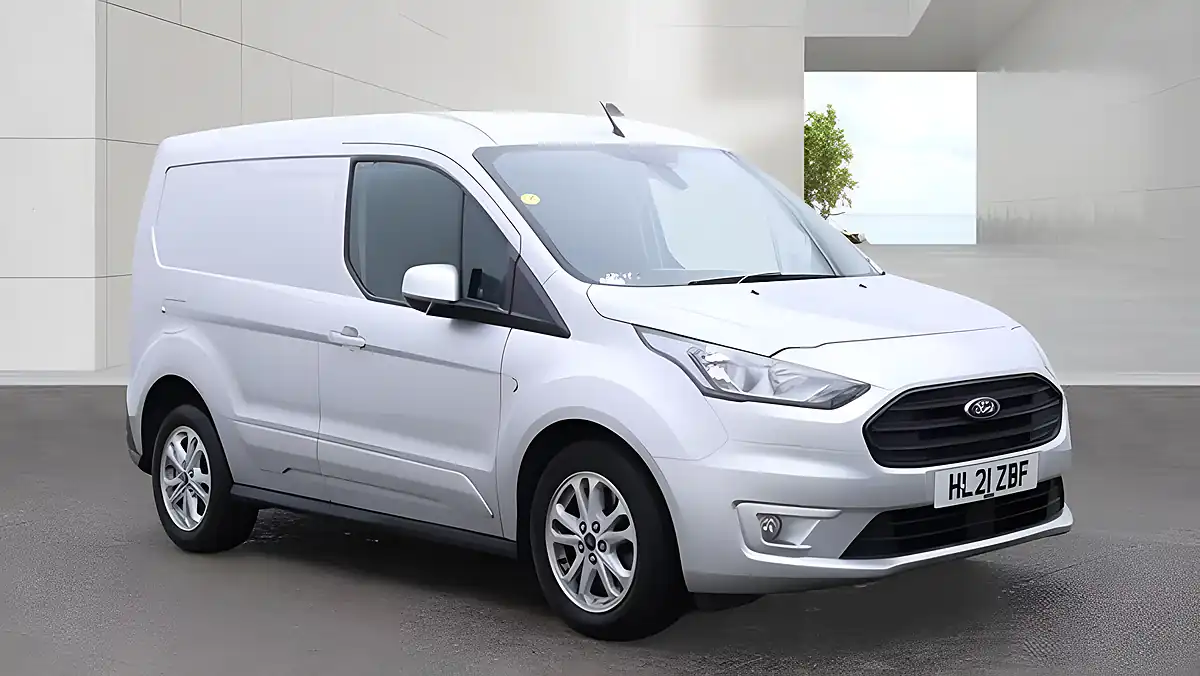 Used 2021 Ford Transit Connect Limited Silver - Front View