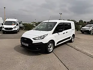 Used 2021 Ford Transit Connect Lwb Crew Van White - Interior and Exterior details 10
