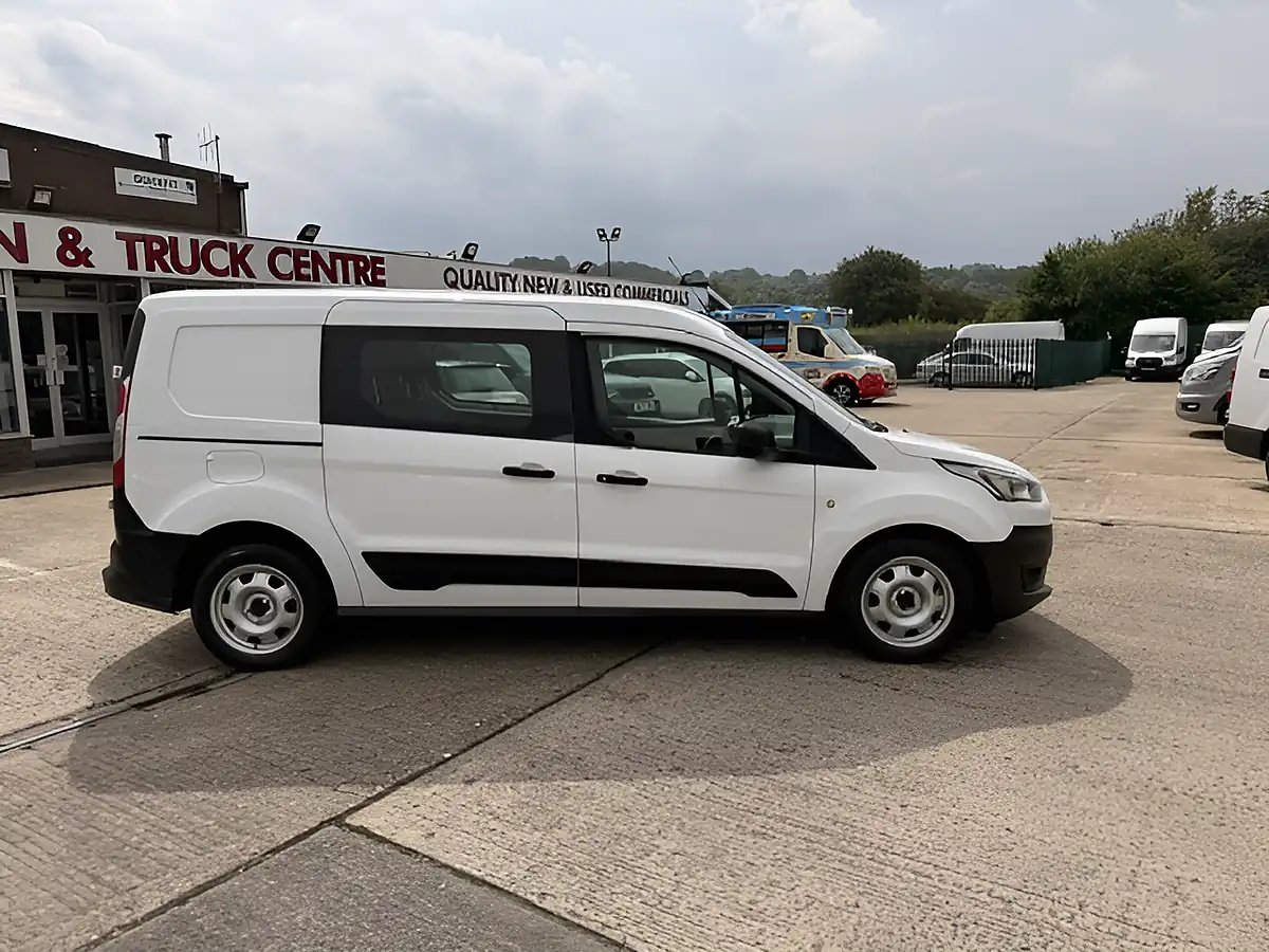 Used 2021 Ford Transit Connect Lwb Crew Van White - Interior and Exterior details 2
