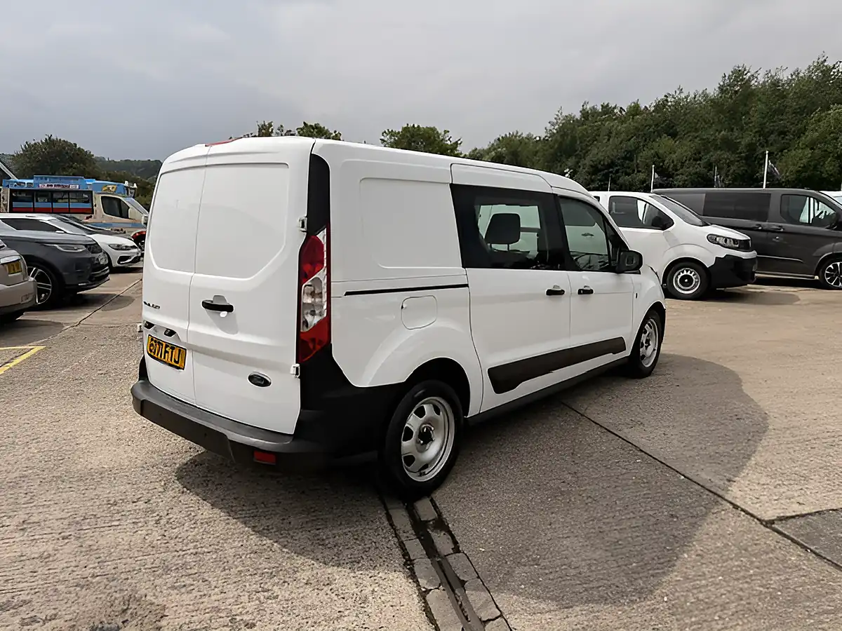 Used 2021 Ford Transit Connect Lwb Crew Van White - Interior and Exterior details 4