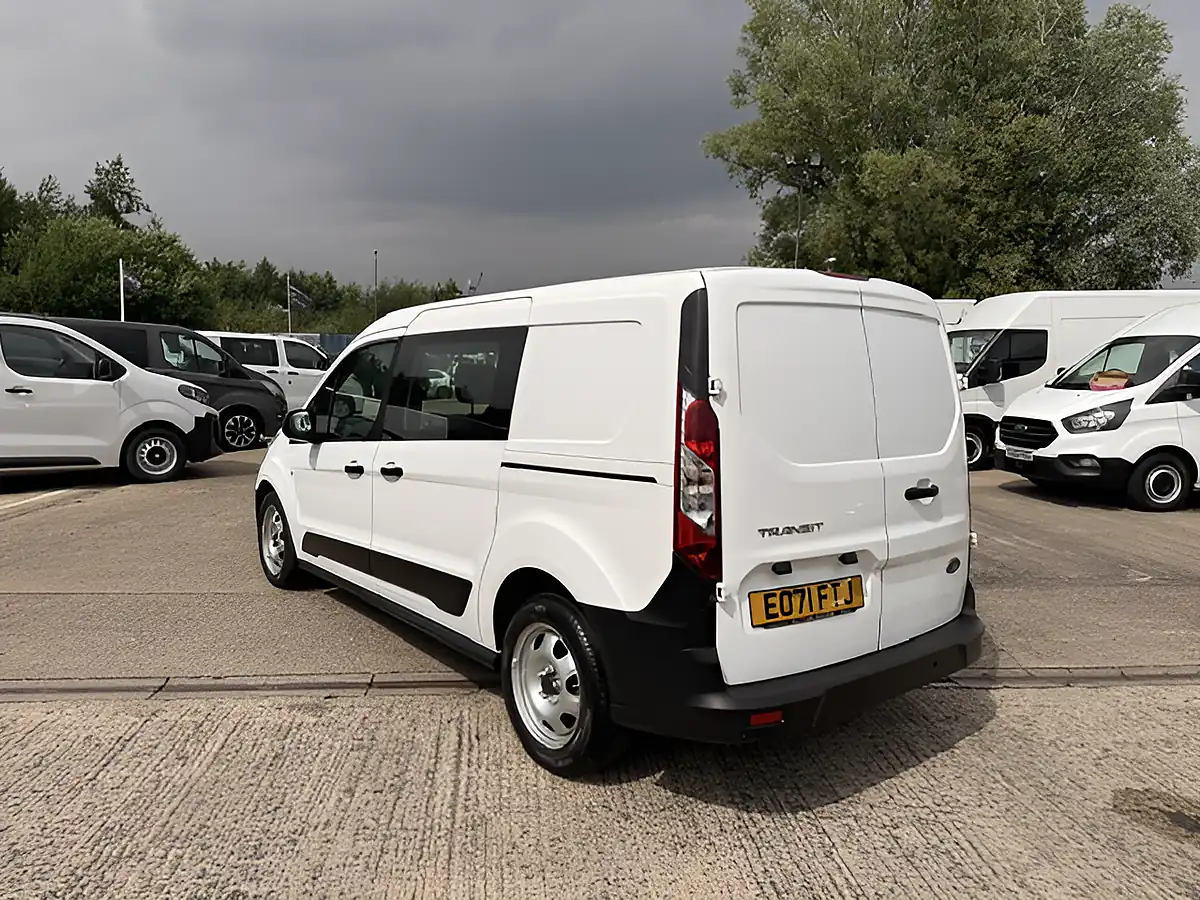 Used 2021 Ford Transit Connect Lwb Crew Van White - Interior and Exterior details 7