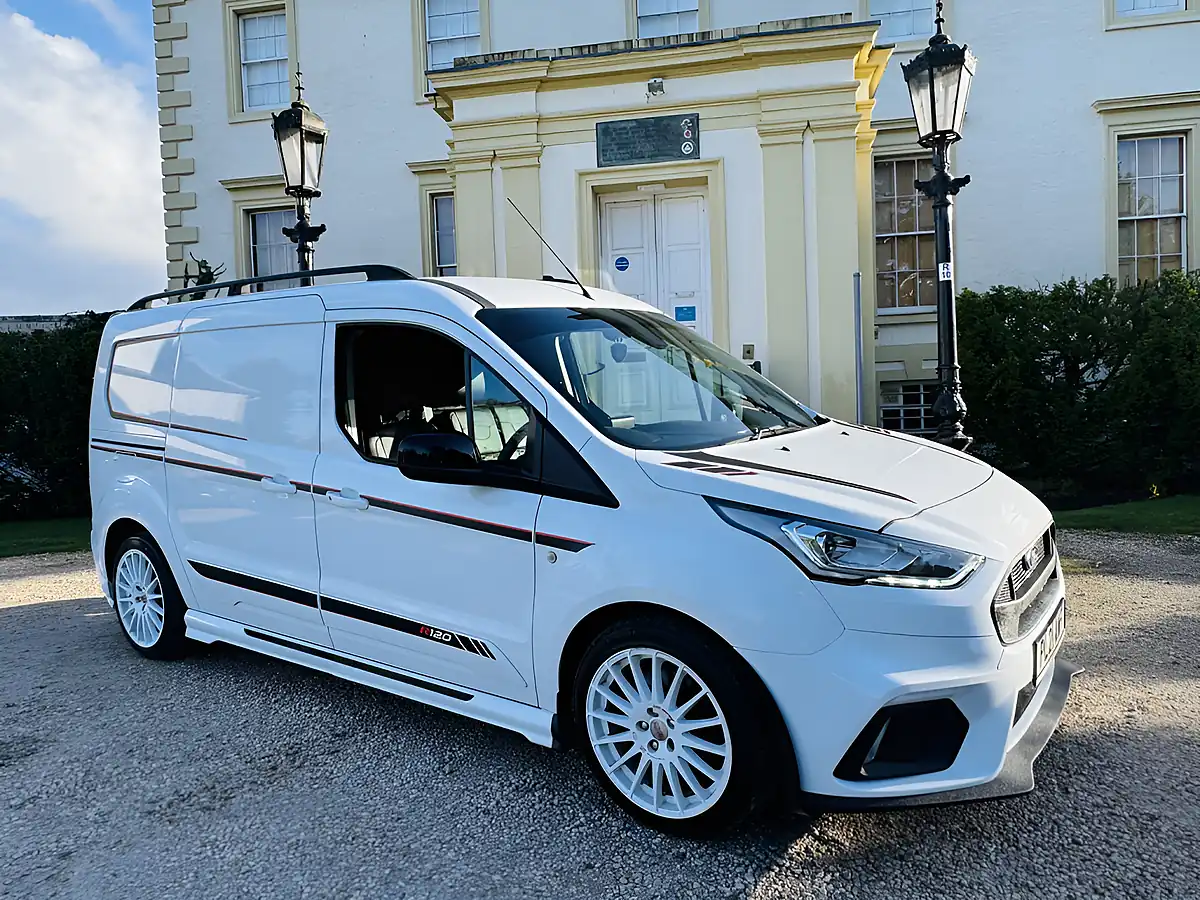 Used 2021 Ford Transit Connect Ms-Rt R120 Ltd White - Front View