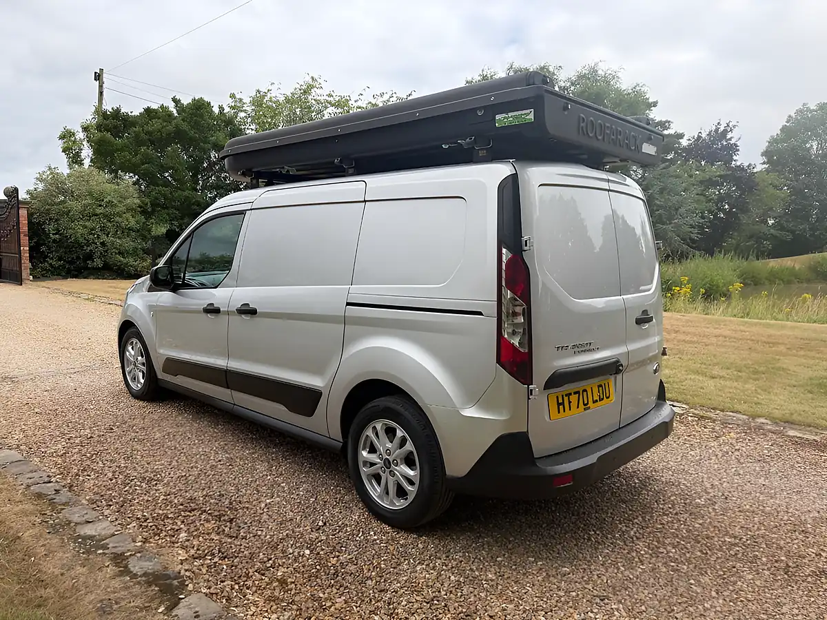 Used 2021 Ford Transit Connect Trend Crew Van Double Cab Silver - Interior and Exterior details 4