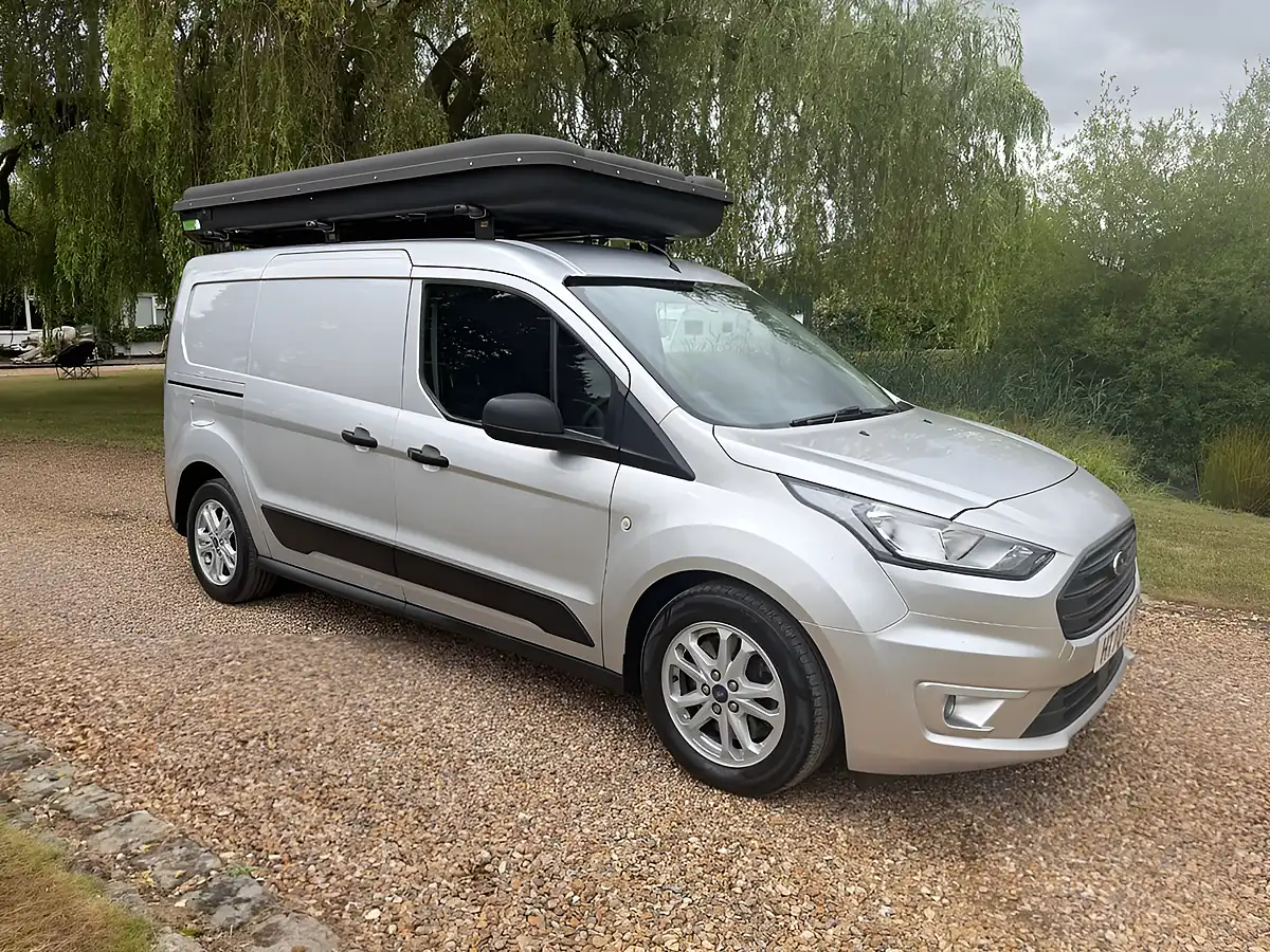 Used 2021 Ford Transit Connect Trend Crew Van Double Cab Silver - Interior and Exterior details 8