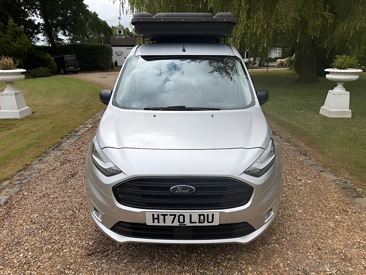 Used 2021 Ford Transit Connect Trend Crew Van Double Cab Silver - Interior and Exterior details 9