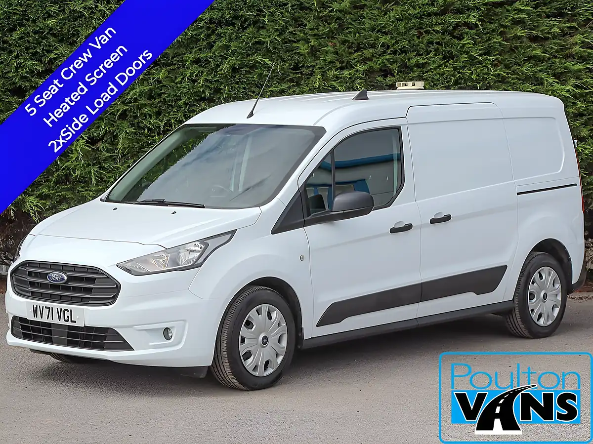 Used 2021 Ford Transit Connect Trend White - Front View