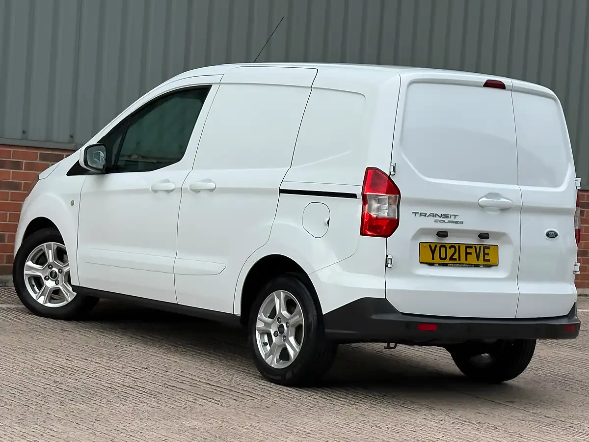 Used 2021 Ford Transit Courier Limited L1 White - Interior and Exterior details 10