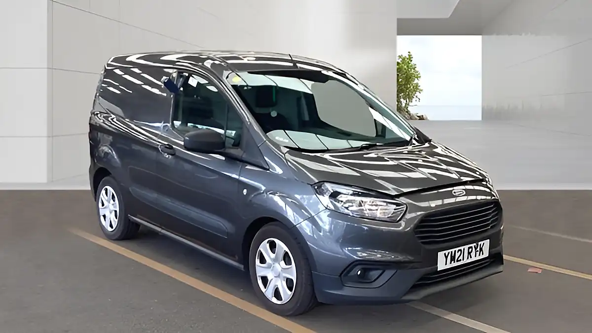 Used 2021 Ford Transit Courier Trend Grey - Front View