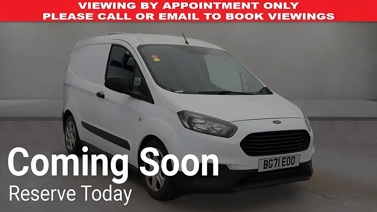 Used 2021 Ford Transit Courier Trend White - Front View