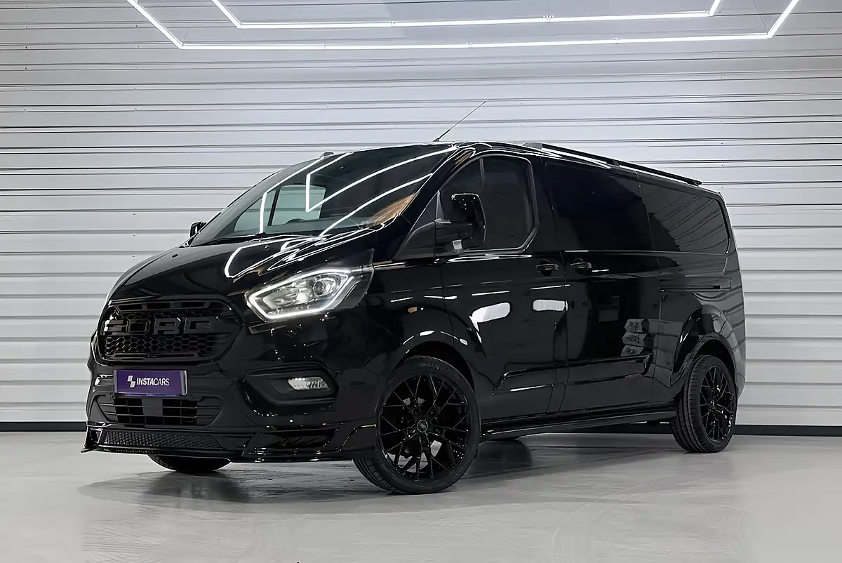 Used 2021 Ford Transit Custom 300 Limited Agate Black - Front View