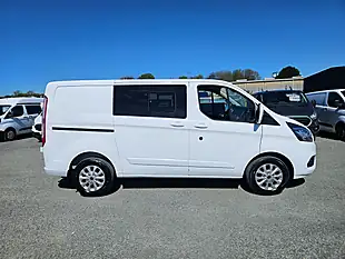 Used 2021 Ford Transit Custom 300 Limited Crew White - Interior and Exterior details 2