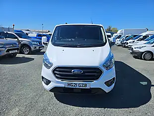 Used 2021 Ford Transit Custom 300 Limited Crew White - Interior and Exterior details 3
