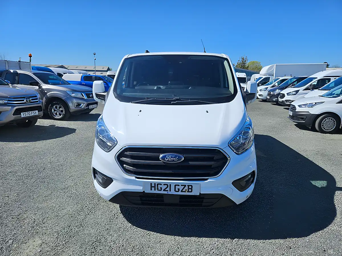 Used 2021 Ford Transit Custom 300 Limited Crew White - Interior and Exterior details 3