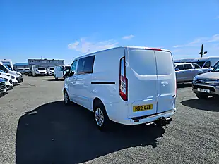Used 2021 Ford Transit Custom 300 Limited Crew White - Interior and Exterior details 6