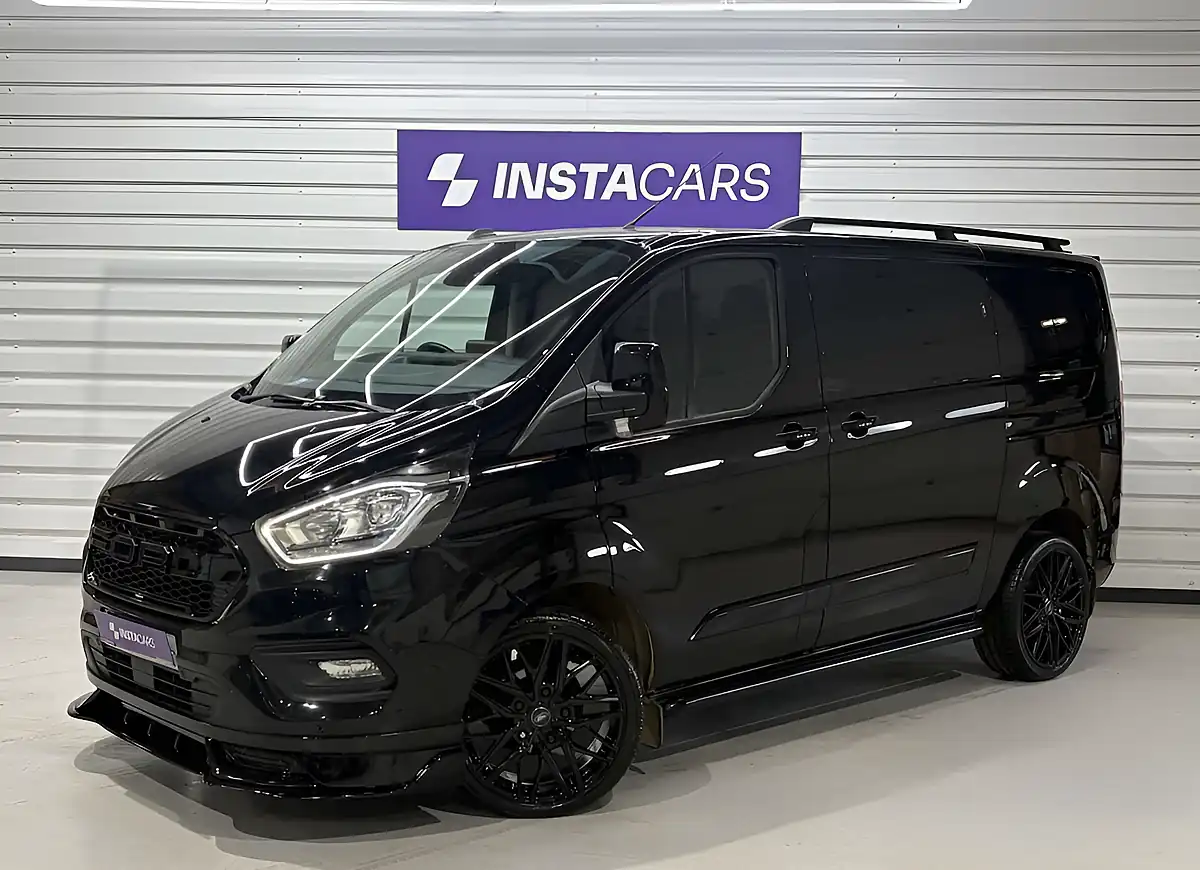 Used 2021 Ford Transit Custom 300 Limited Shadow Black - Front View