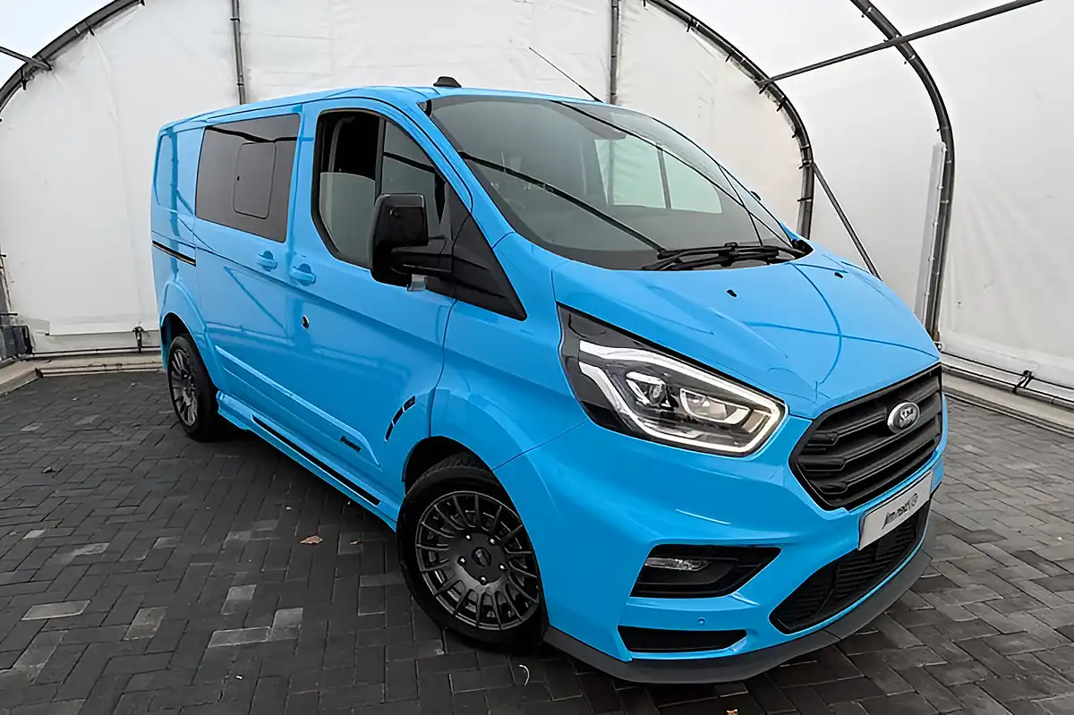 Used 2021 Ford Transit Custom 320 Limited Ms-Rt Combi Blue - Interior and Exterior details 13