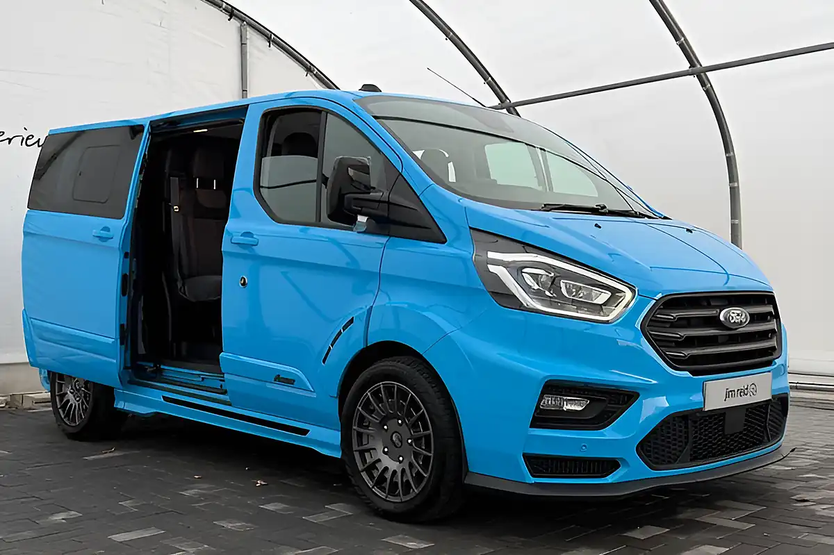 Used 2021 Ford Transit Custom 320 Limited Ms-Rt Combi Blue - Interior and Exterior details 8