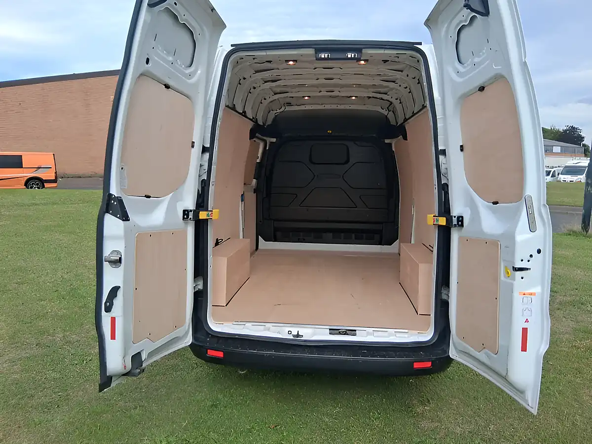 Used 2021 Ford Transit Custom 340 Panel Van L2 H2 White - Interior and Exterior details 10