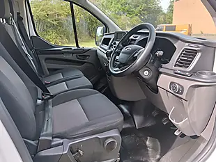 Used 2021 Ford Transit Custom 340 Panel Van L2 H2 White - Interior and Exterior details 12