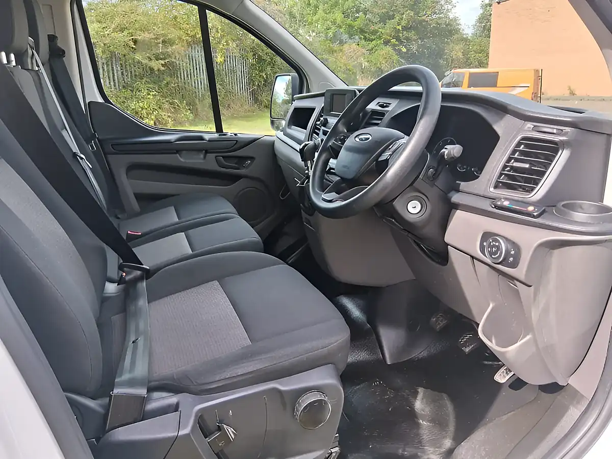 Used 2021 Ford Transit Custom 340 Panel Van L2 H2 White - Interior and Exterior details 12