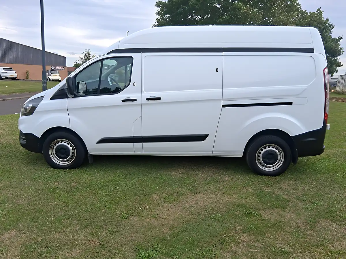 Used 2021 Ford Transit Custom 340 Panel Van L2 H2 White - Interior and Exterior details 2