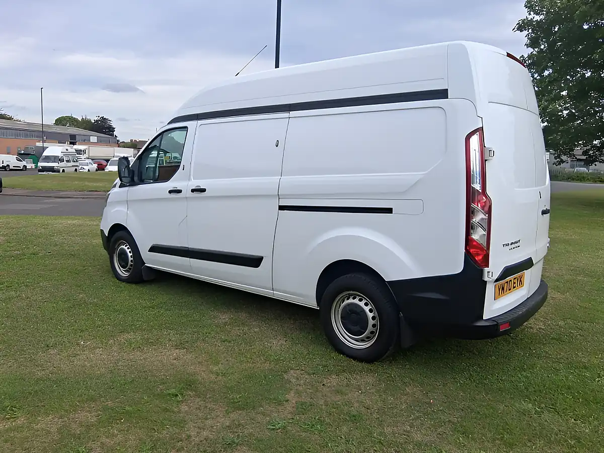 Used 2021 Ford Transit Custom 340 Panel Van L2 H2 White - Interior and Exterior details 3