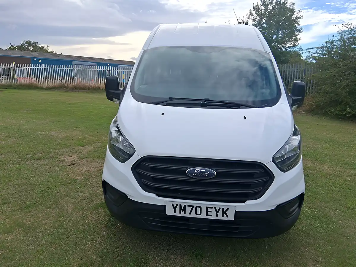 Used 2021 Ford Transit Custom 340 Panel Van L2 H2 White - Interior and Exterior details 8