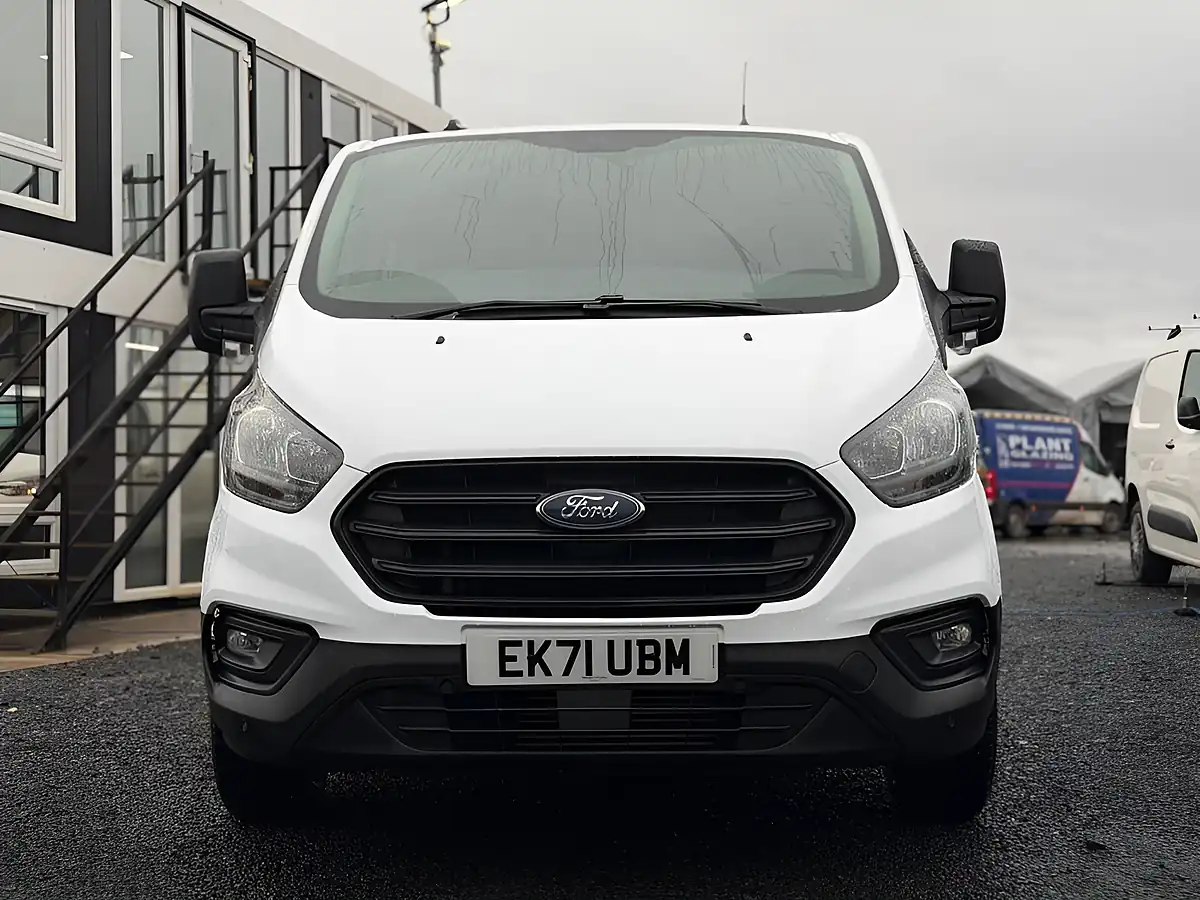 Used 2021 Ford Transit Custom Leader Crew Van Double Cab White - Interior and Exterior details 8