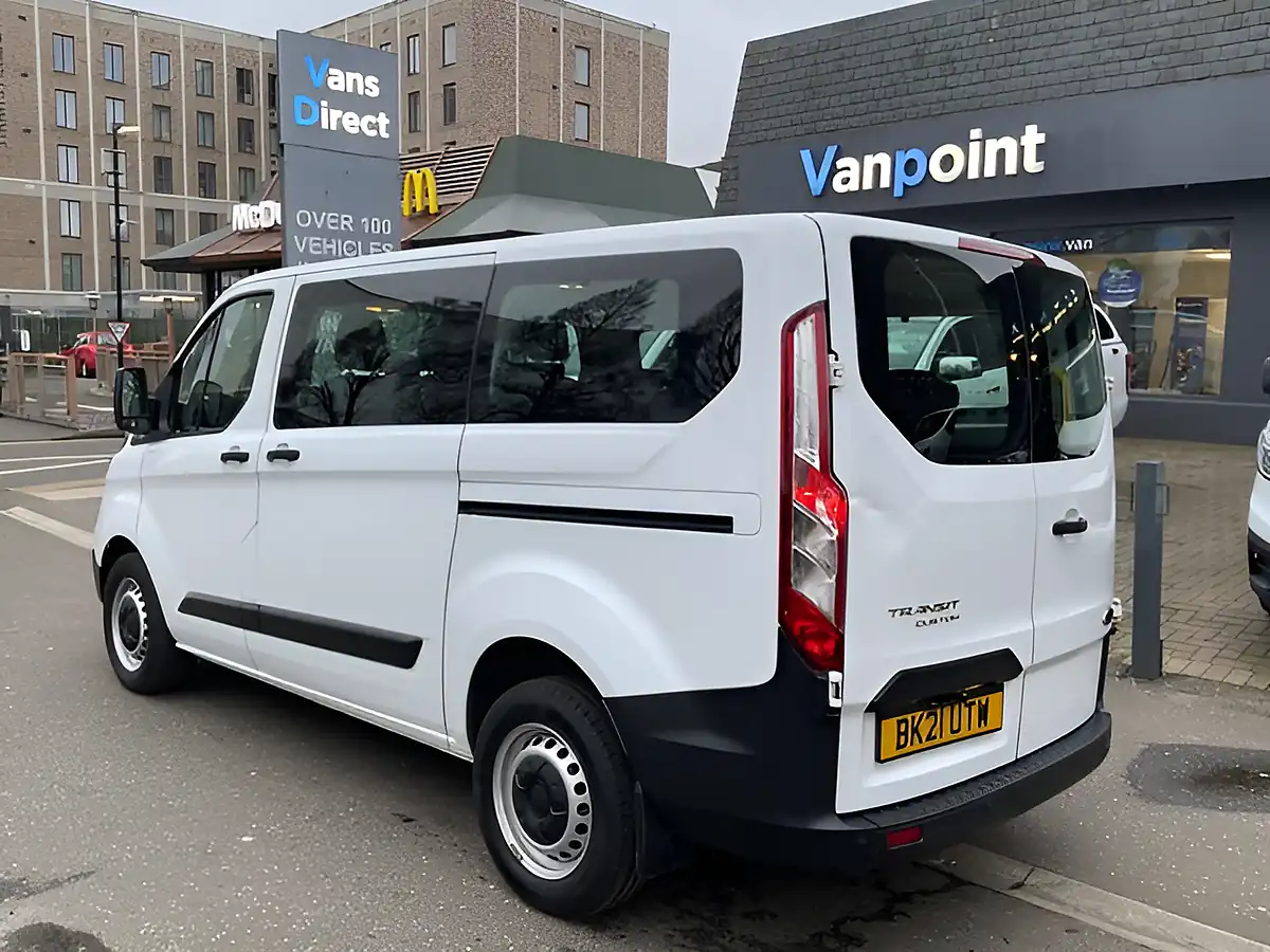 Used 2021 Ford Transit Custom Leader Kombi Double Cab White - Interior and Exterior details 7