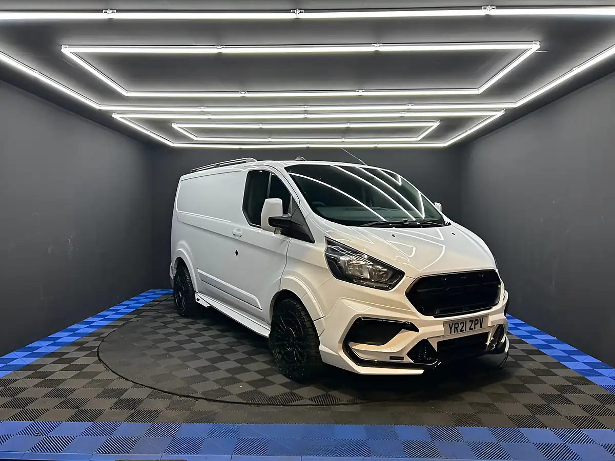 Used 2021 Ford Transit Custom Leader Panel Van White - Interior and Exterior details 2
