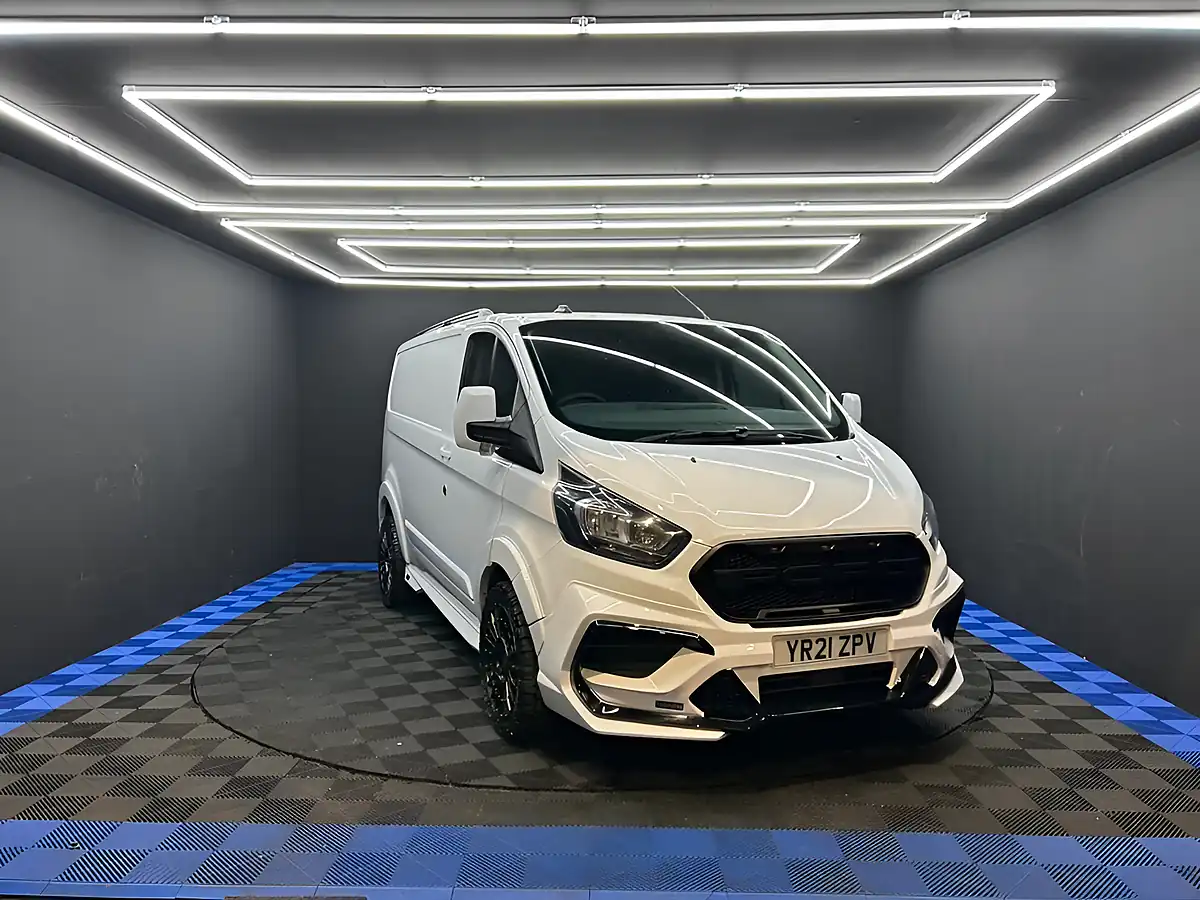 Used 2021 Ford Transit Custom Leader Panel Van White - Interior and Exterior details 3