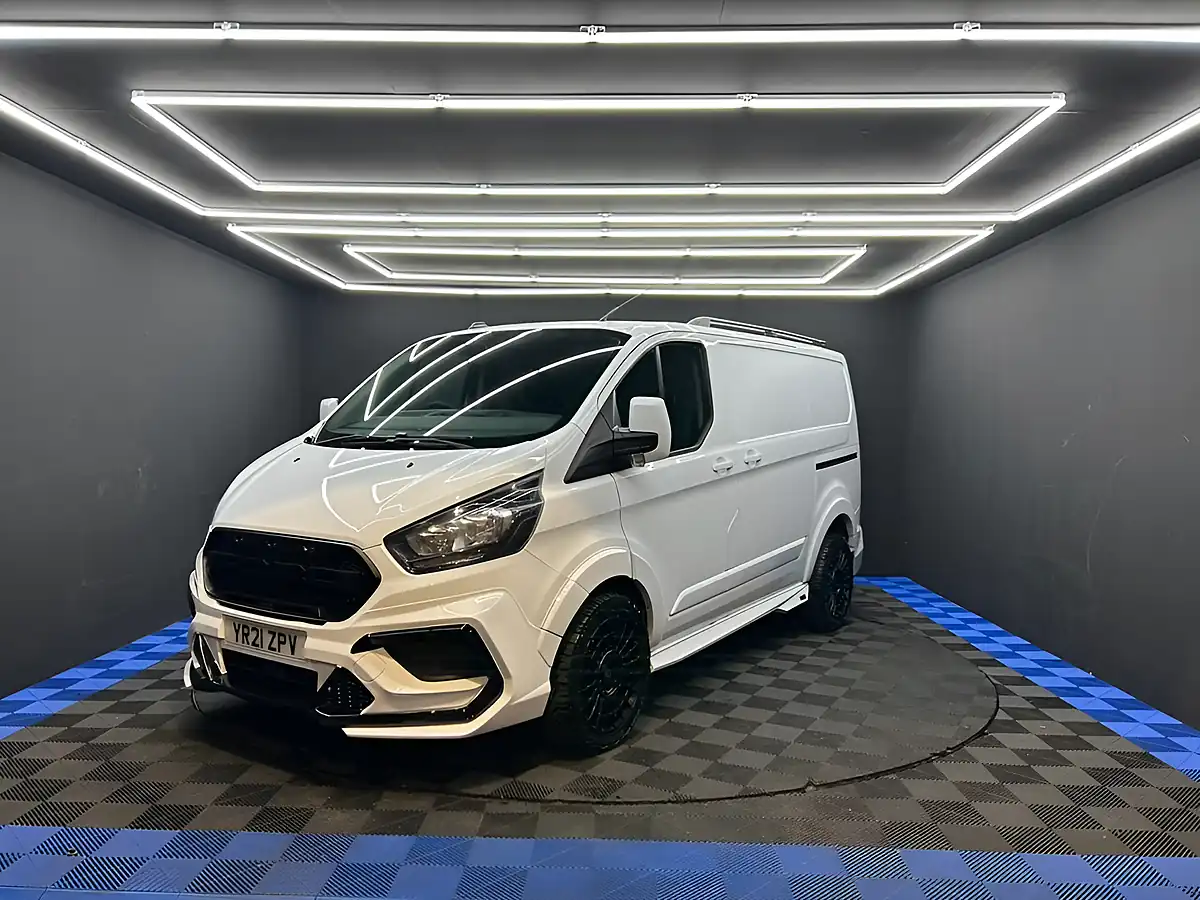 Used 2021 Ford Transit Custom Leader Panel Van White - Interior and Exterior details 9