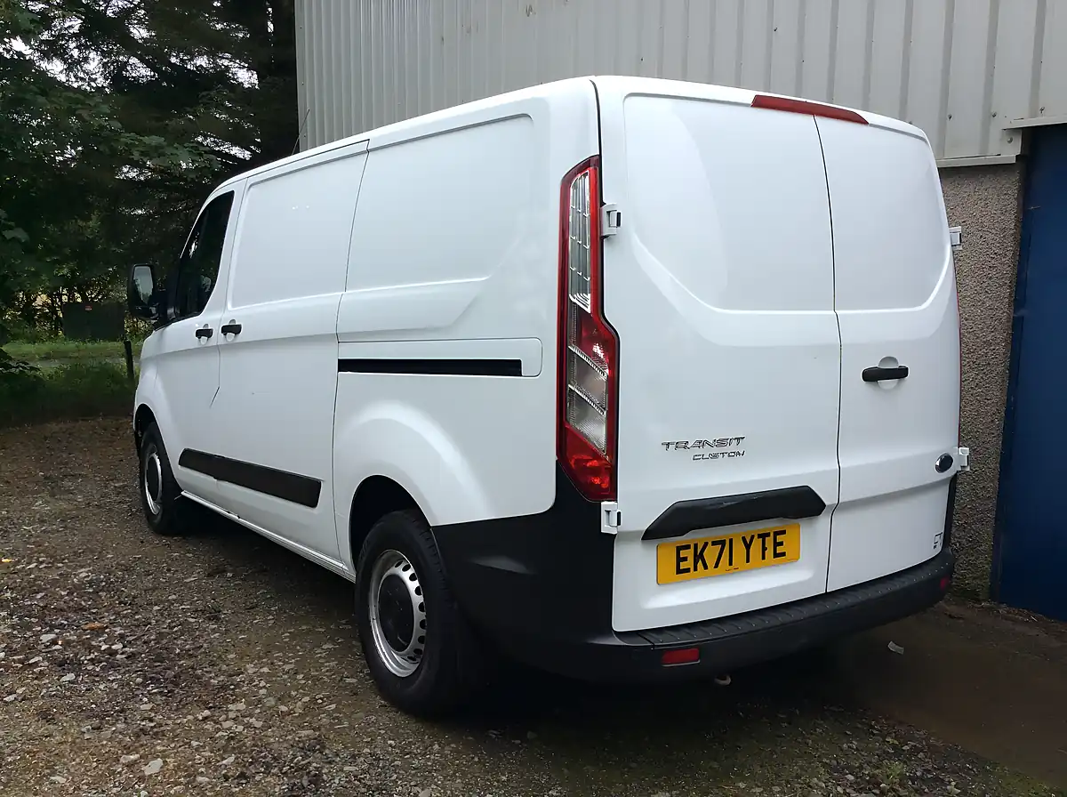 Used 2021 Ford Transit Custom Leader Van 300 L1 White - Interior and Exterior details 6