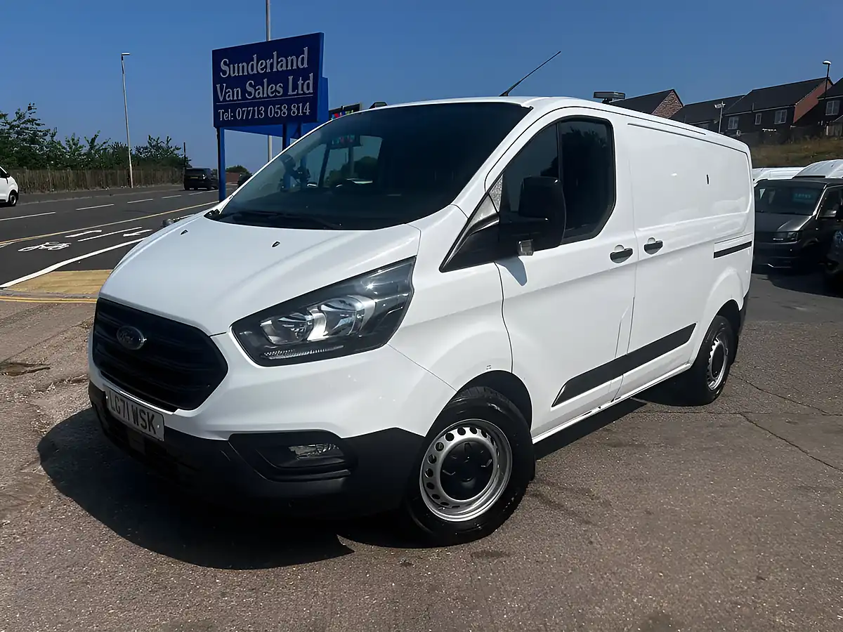 Used 2021 Ford Transit Custom Leader White - Front View