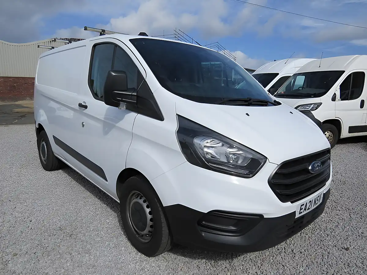 Used 2021 Ford Transit Custom Leader White - Front View