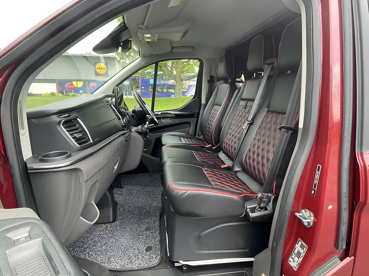 Used 2021 Ford Transit Custom Limited 5 SEAT Campervan Red - Interior and Exterior details 12