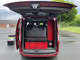 Used 2021 Ford Transit Custom Limited 5 SEAT Campervan Red - Interior and Exterior details 14