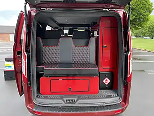 Used 2021 Ford Transit Custom Limited 5 SEAT Campervan Red - Interior and Exterior details 15