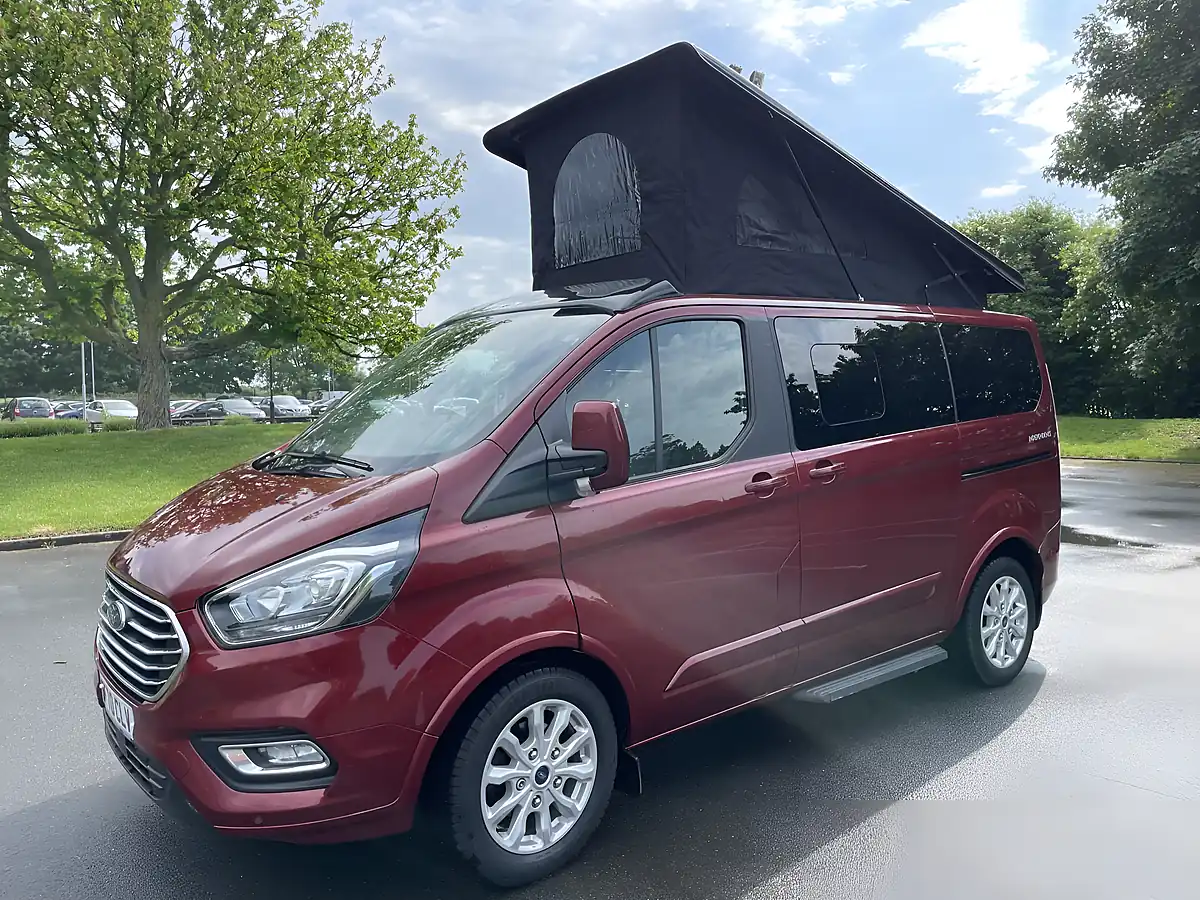 Used 2021 Ford Transit Custom Limited 5 SEAT Campervan Red - Interior and Exterior details 2