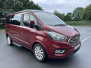 Used 2021 Ford Transit Custom Limited 5 SEAT Campervan Red - Interior and Exterior details 3