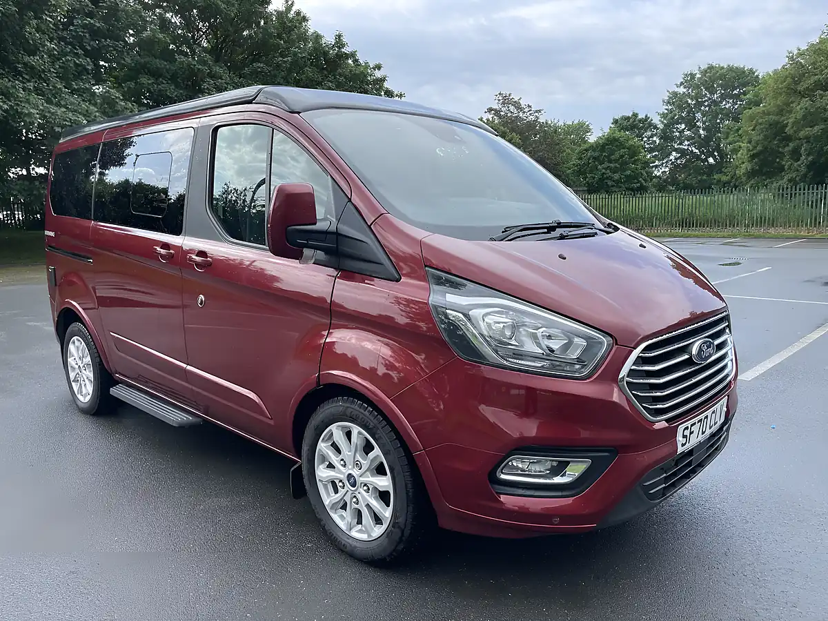 Used 2021 Ford Transit Custom Limited 5 SEAT Campervan Red - Interior and Exterior details 3