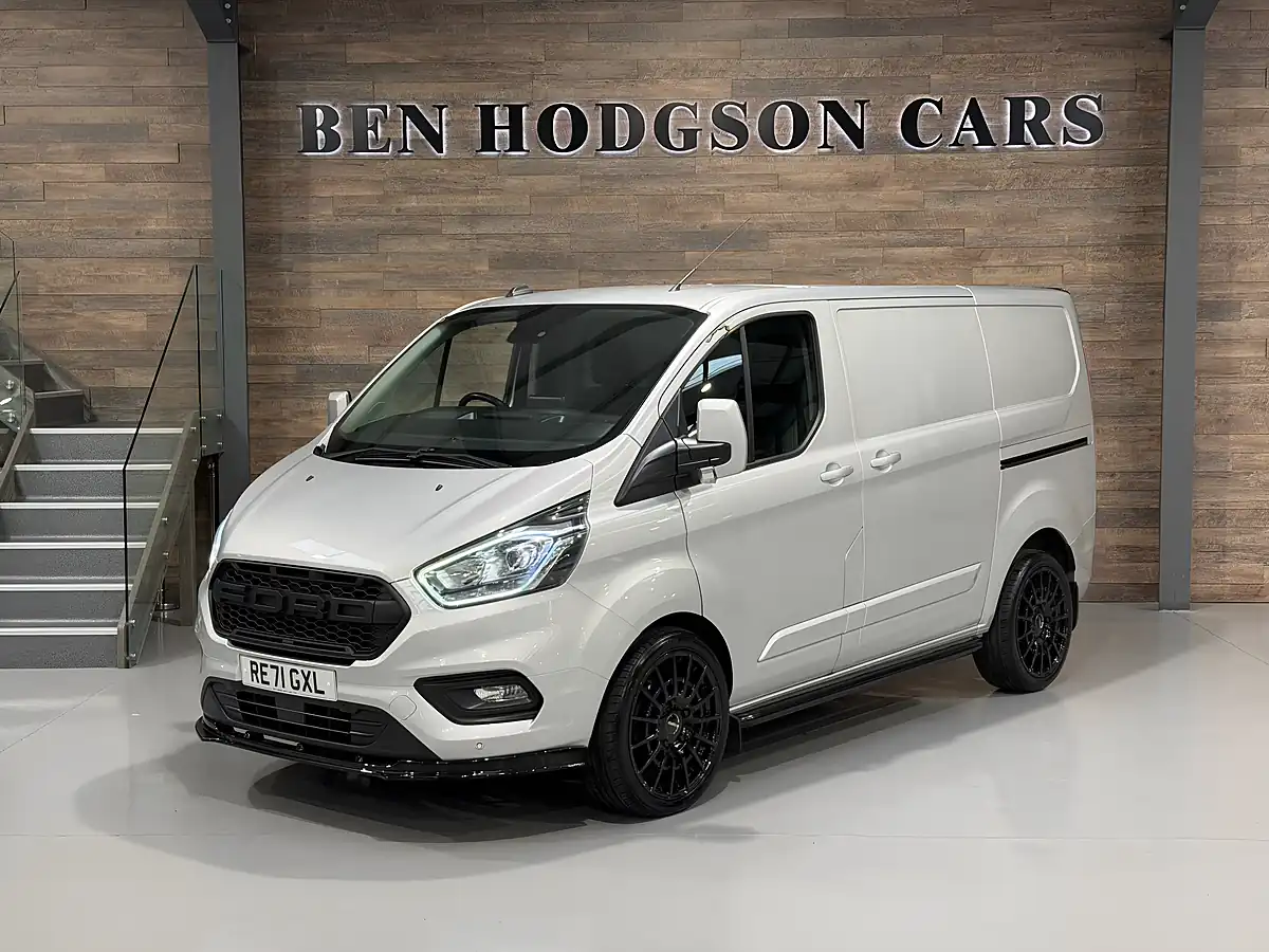 Used 2021 Ford Transit Custom Limited Moondust Silver - Front View