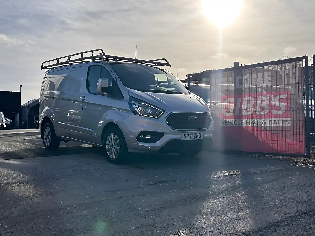 Used 2021 Ford Transit Custom Limited Moondust Silver - Front View