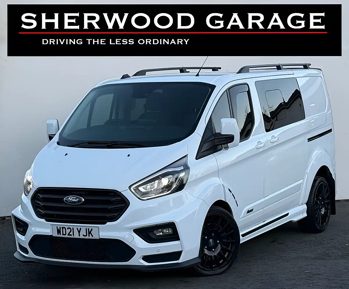 Used 2021 Ford Transit Custom Limited Ms-Rt White - Front View