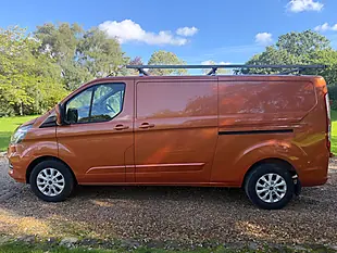 Used 2021 Ford Transit Custom Limited Orange - Interior and Exterior details 2