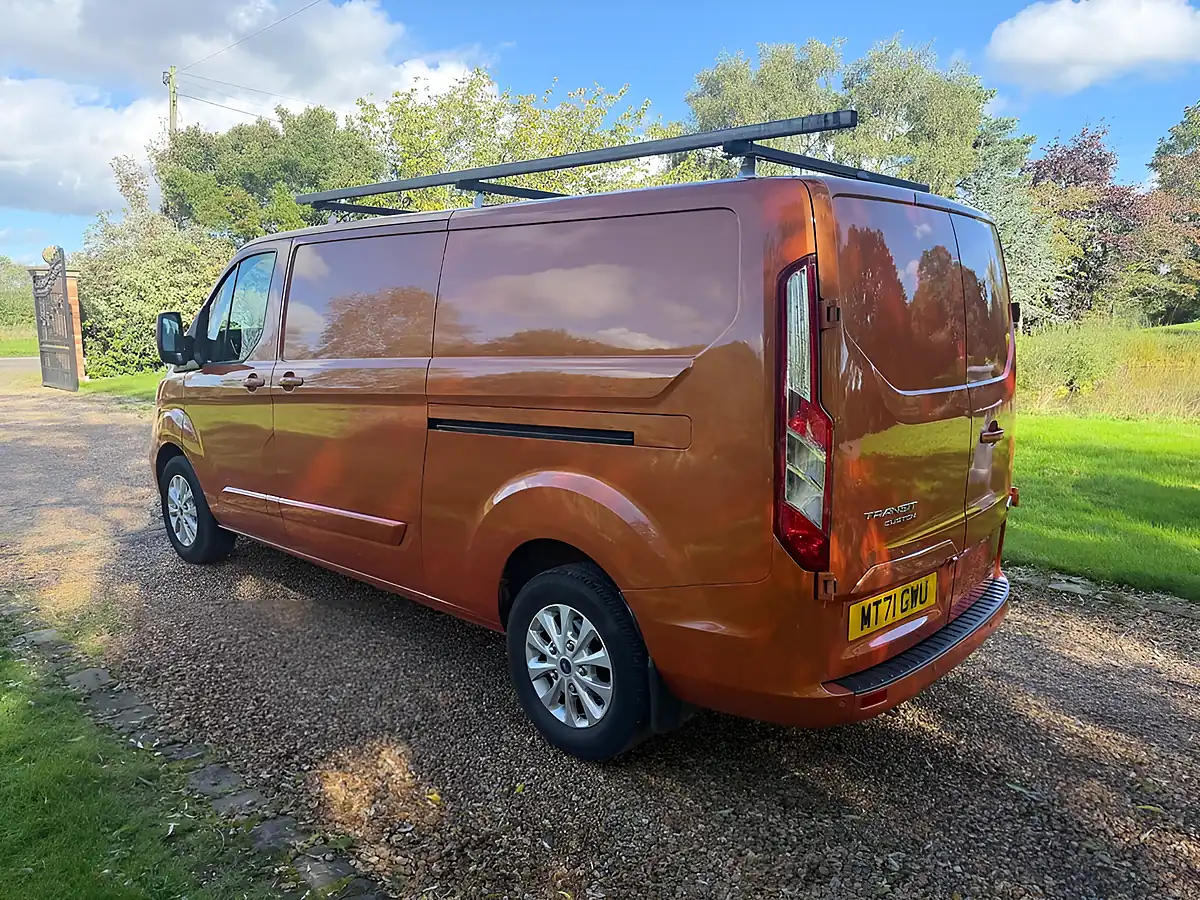 Used 2021 Ford Transit Custom Limited Orange - Interior and Exterior details 3