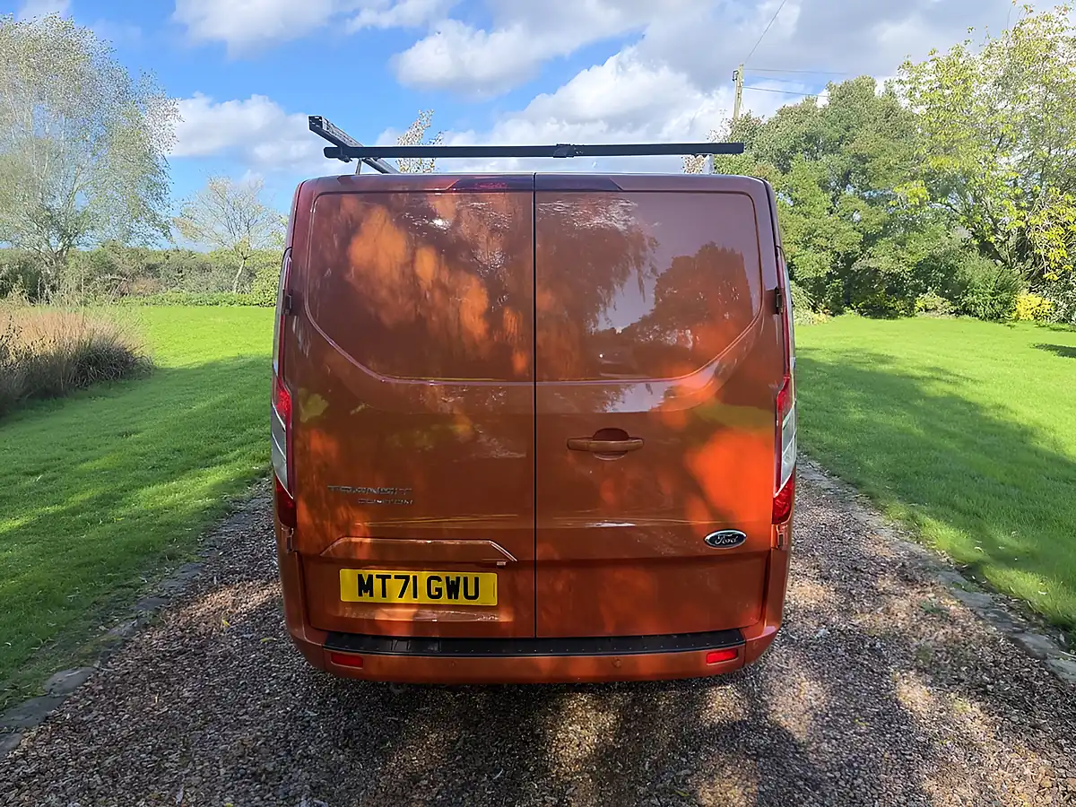 Used 2021 Ford Transit Custom Limited Orange - Interior and Exterior details 4