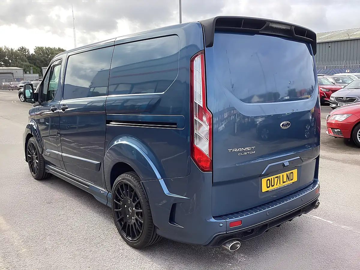 Used 2021 Ford Transit Custom Ms-Rt Limited Chrome Blue (metallic) - Interior and Exterior details 2