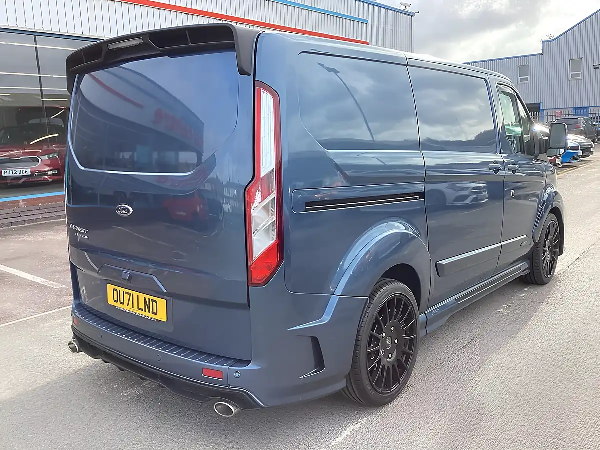 Used 2021 Ford Transit Custom Ms-Rt Limited Chrome Blue (metallic) - Interior and Exterior details 4