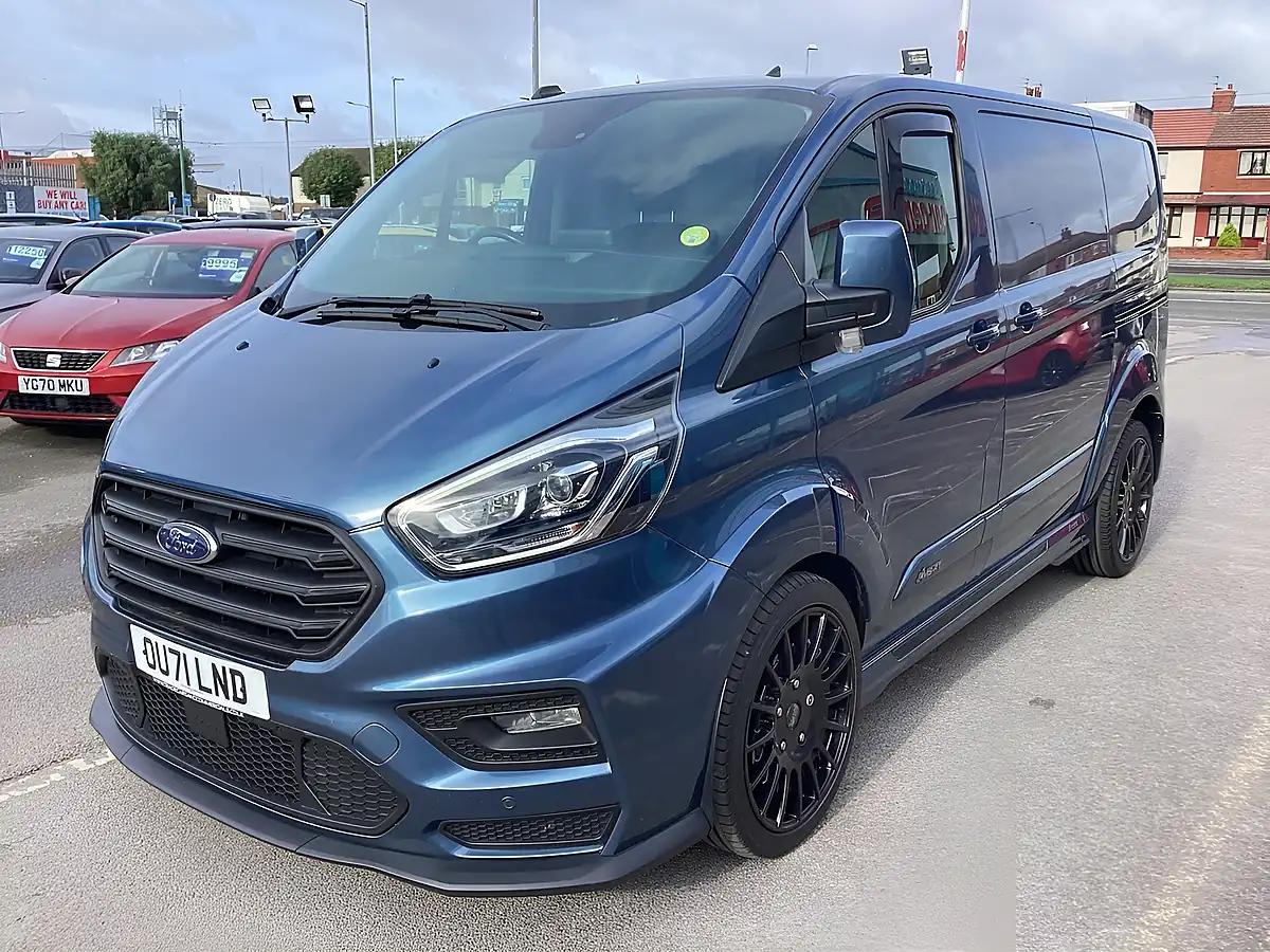Used 2021 Ford Transit Custom Ms-Rt Limited Chrome Blue (metallic) - Interior and Exterior details 5